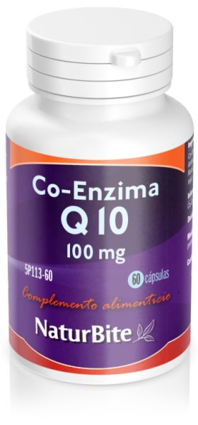 CO-enzim Q10 100 mg 60 Càpsules - NATURBITE Img 3