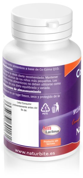 CO-enzym Q10 100 mg 60 Kapslar - NATURBITE Img 5