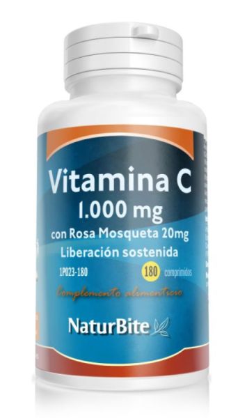 C-vitamin med nypon 20 mg 180 tabletter Img 2