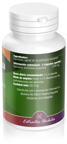 Equinácea 400 mg 60 cápsulas - NATURBITE Img 4