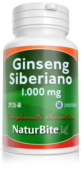 Ginseng de Sibérie 1000mg 60 Comprimés Img 2