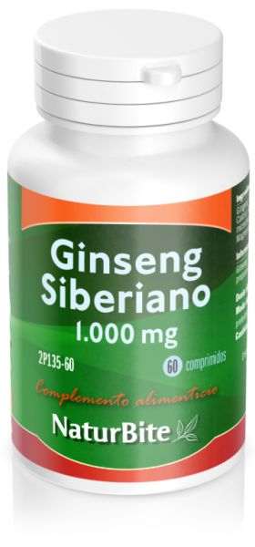 Ginseng de Sibérie 1000mg 60 Comprimés Img 3