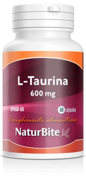 L-Taurin 600 mg 60 Kapseln - NATURBITE