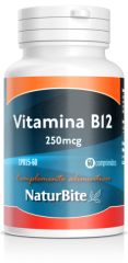 Buy NATURBITE Vitamin B12 250 mcg 60 Tablets By 8,11€