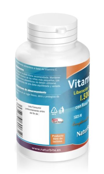 Vitamin C 1500 mg 90 tabletter - NATURBITE Img 5