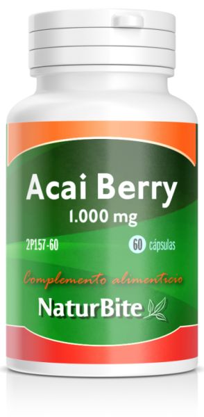 Acai-Beere 1000 mg 60 Kapseln - NATURBITE