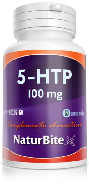 5-HTP 100 mg 60 Cápsulas - NATURBITE Img 2