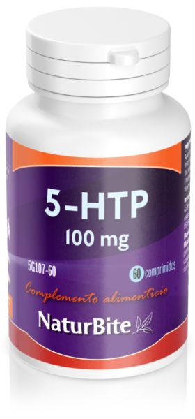 5-HTP 100 mg 60 Cápsulas - NATURBITE Img 3