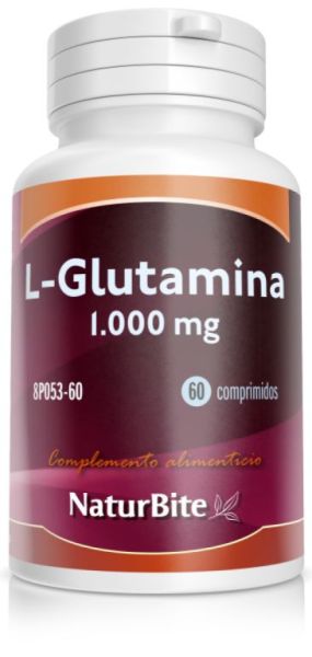 L-Glutamin 1000 mg 60 Kapseln - NATURBITE Img 2