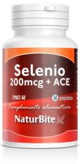 Buy NATURBITE Selenium 200 mcg + ACE 60 Tablets By 7,15€