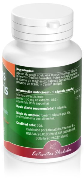 Tribulus Terrestris 1500 mg 60 Cápsulas Img 4