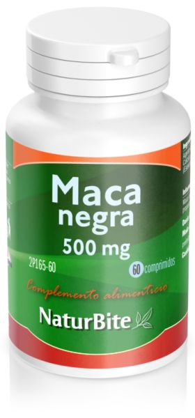 Andean Black Maca 500 mg 60 Tablets - NATURBITE Img 3