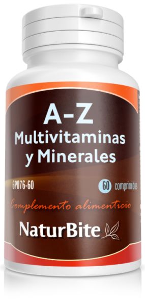 AZ Multivitaminer och mineraler 60 tabletter Img 2