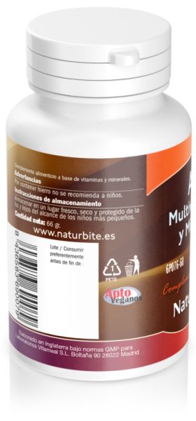 AZ Multivitaminer och mineraler 60 tabletter Img 5