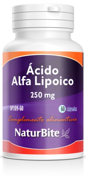 Acide alpha lipoïque 250g 60 Gélules - NATURBITE