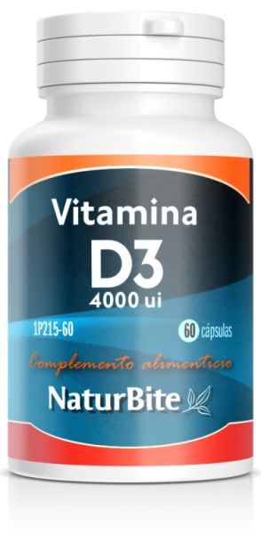 Vitamin D3 40 000 IE 60 Pärlor - NATURBITE