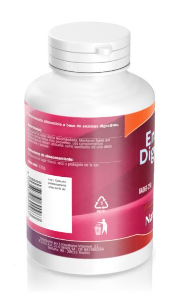 Digestive Enzymes 250 Tablets - NATURBITE Img 3