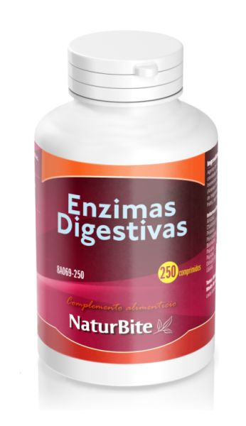 Digestive Enzymes 250 Tablets - NATURBITE Img 4