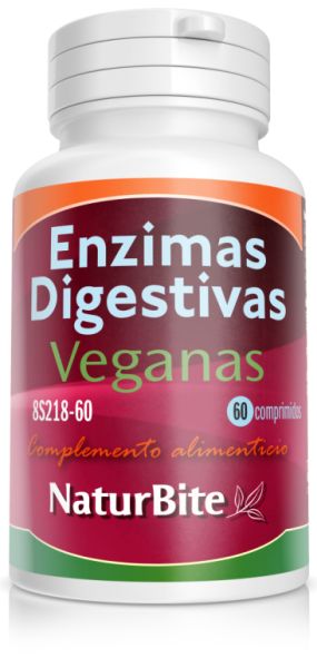 Enzimas digestivas veganas 60 comprimidos Img 2