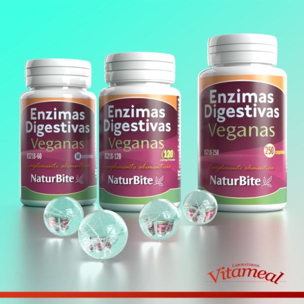 Vegan Digestive Enzymes 60 Tablets - NATURBITE Img 6