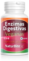 Buy NATURBITE Vegan Digestive Enzymes 60 Tablets By 19,11€