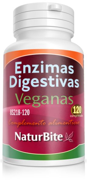 Enzimas digestivas veganas 120 comprimidos Img 2