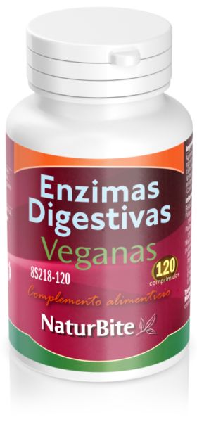 Enzimas digestivas veganas 120 comprimidos Img 3