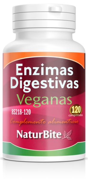 Enzimas digestivas veganas 120 comprimidos