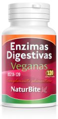 Acheter NATURBITE Enzymes Digestives Végétaliennes 120 Comprimés Par 35,90€