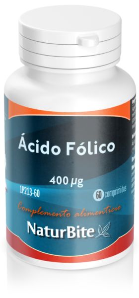 Àcid fòlic 400 mcg 60 Comprimits - NATURBITE Img 3