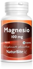 Buy NATURBITE Magnesium 100 mg 60 Tablets By 11,32€