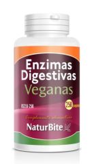 Acheter NATURBITE Enzymes Digestives Végétaliennes 250 Comprimés Par 62,60€