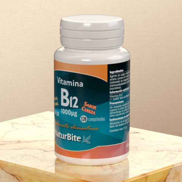 Vitamin B12 1000 mcg 120 tuggtabletter - NATURBITE Img 4