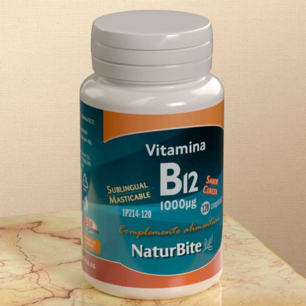 Vitamine B12 1000 mcg 120 Comprimés à Croquer Img 7