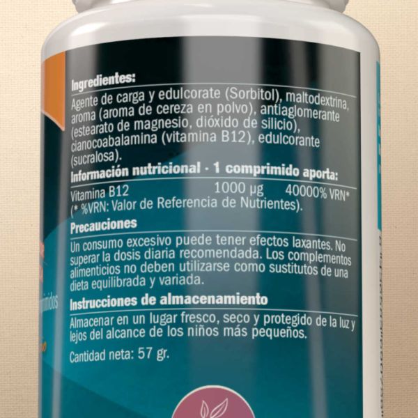 Vitamina B12 1000 mcg 120 Compresse Masticabili Img 8