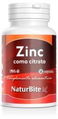 Buy NATURBITE Zinc citrate 30 mg 60 Capsules By 9,94€