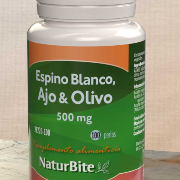 Biancospino, Aglio e Olivo 500 mg 100 Perle Img 3