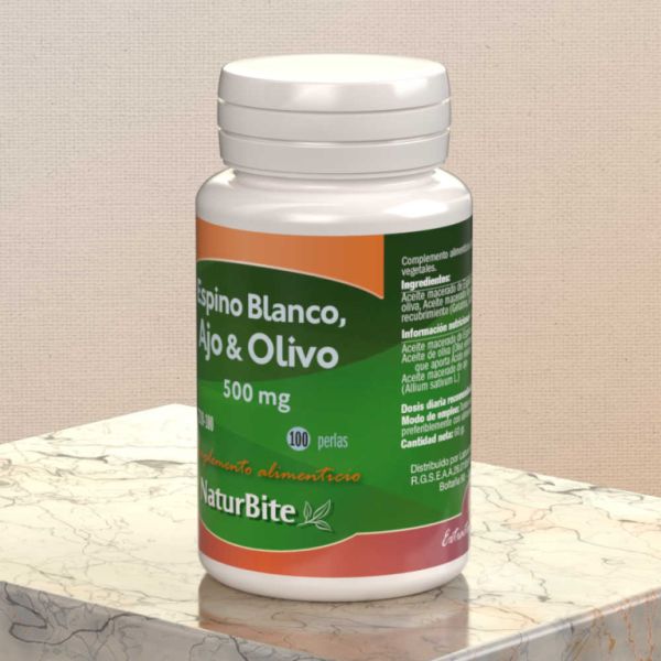 Biancospino, Aglio e Olivo 500 mg 100 Perle Img 4