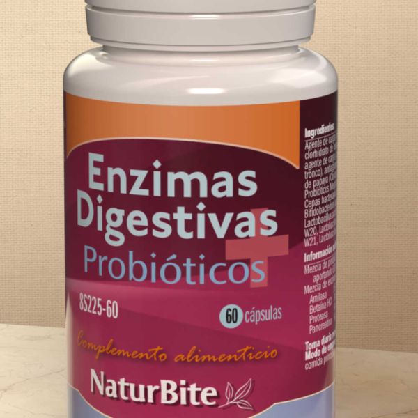 Enzimas Digestivas y Probióticos 60 Cápsulas Img 4