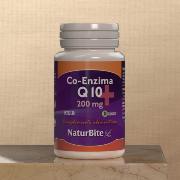 Co-enzim Q10 200 mg 30 Càpsules - NATURBITE Img 2