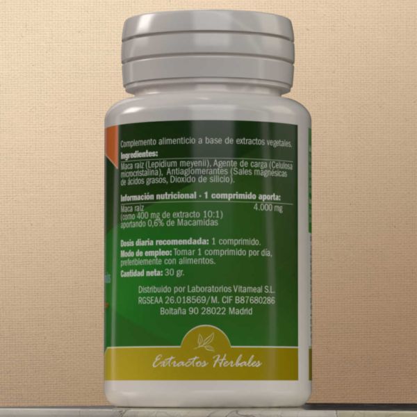 Maca Forte 4000 mg 60 Comprimés - NATURBITE Img 3