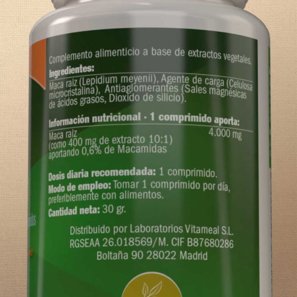 Maca Forte 4000 mg 60 Comprimés - NATURBITE Img 8