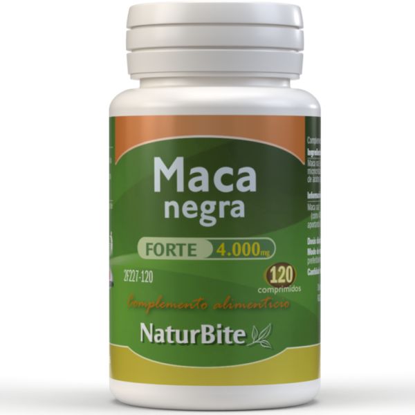 Black Maca Forte 4000mg 120 Comprimidos