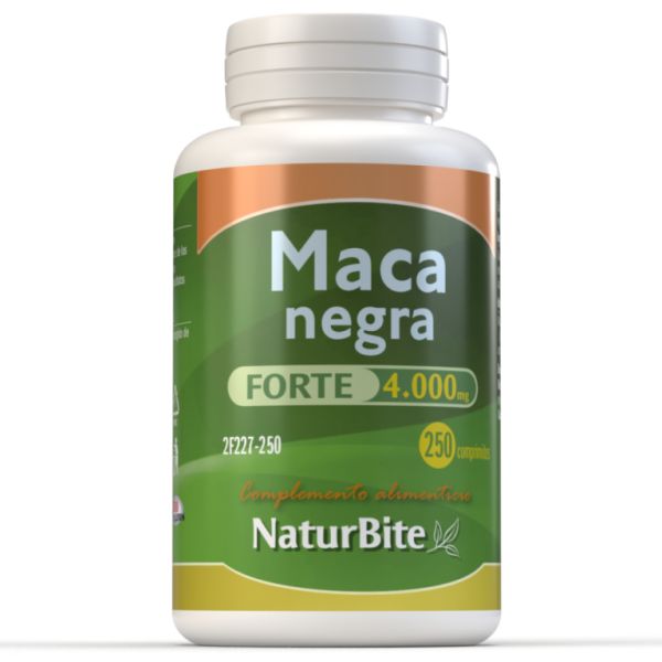 Maca Forte 4000 mg 250 tabletten - NATURBITE Img 3