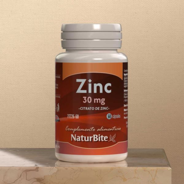 Citrat de Zinc 30 mg 120 Càpsules - NATURBITE