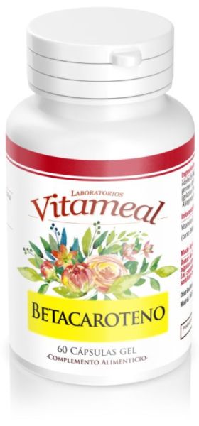 Bètacaroteen 10.000 IE 60 gelcapsules - VITAMEAL Img 3