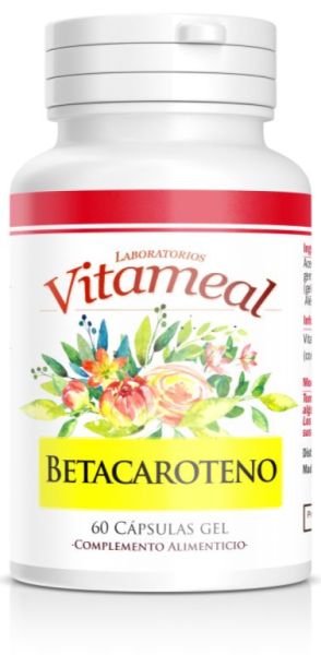 Bètacaroteen 10.000 IE 60 gelcapsules - VITAMEAL