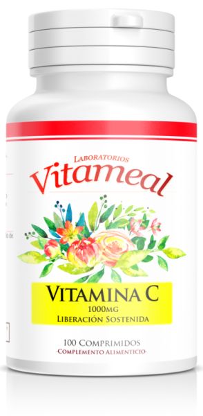 Vitamin C 1000 mg 100 Tablets - VITAMEAL