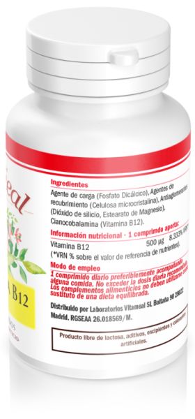 Vitamina B12 500 mcg 100 Compresse - VITAMEAL Img 4