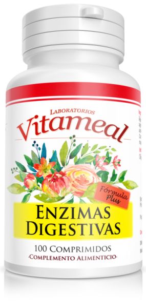 Digestive Enzymes 100 Tablets - VITAMEAL Img 2